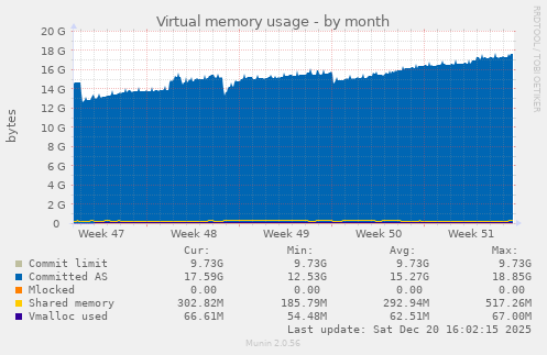 Virtual memory usage